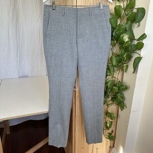 Bonobos Tollegno 1900 3D Wool Cotton Linen Textured Pants 31(32)X 32 Tailored